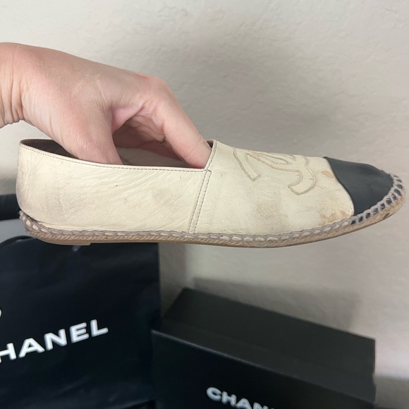 Authentic Chanel Espadrilles- Size 40 - Picture 4 of 11